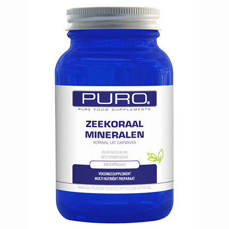 Zeekoraal Mineralen Supplement van Puro 60 capsules
