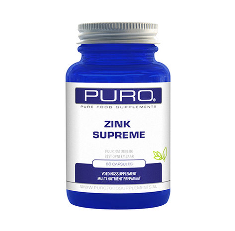 Zink Supplement Puro 60 capsules