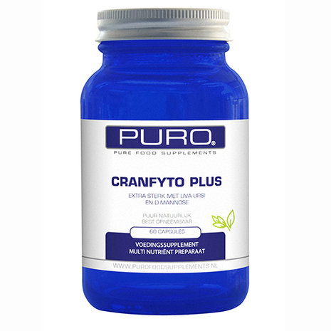 Cranfyto Plus Orthomoleculair Supplement van Puro 60 caps