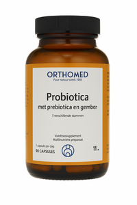 Probiotica met prebiotica en gember